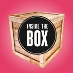 logo of the Inside the Box Podcast showing a wooden box